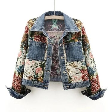 Lyon Blossom Denim Jacket